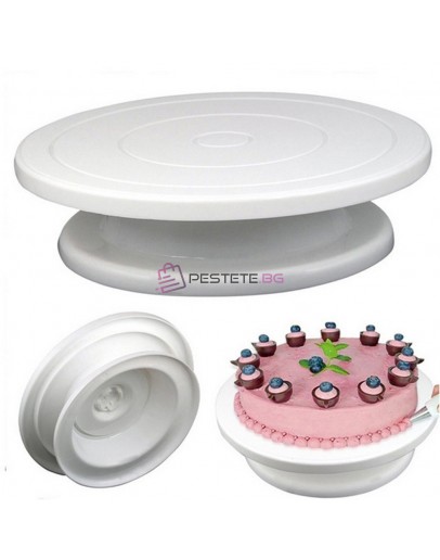 Въртяща поставка за декорация на торта